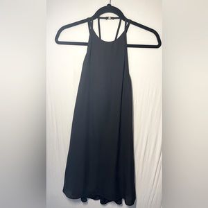 Show Me Your MuMu Black Mini Dress with Strappy back